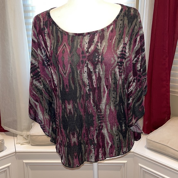 Susan Lawrence Petite Blouse shirt Sz PM - Picture 1 of 8